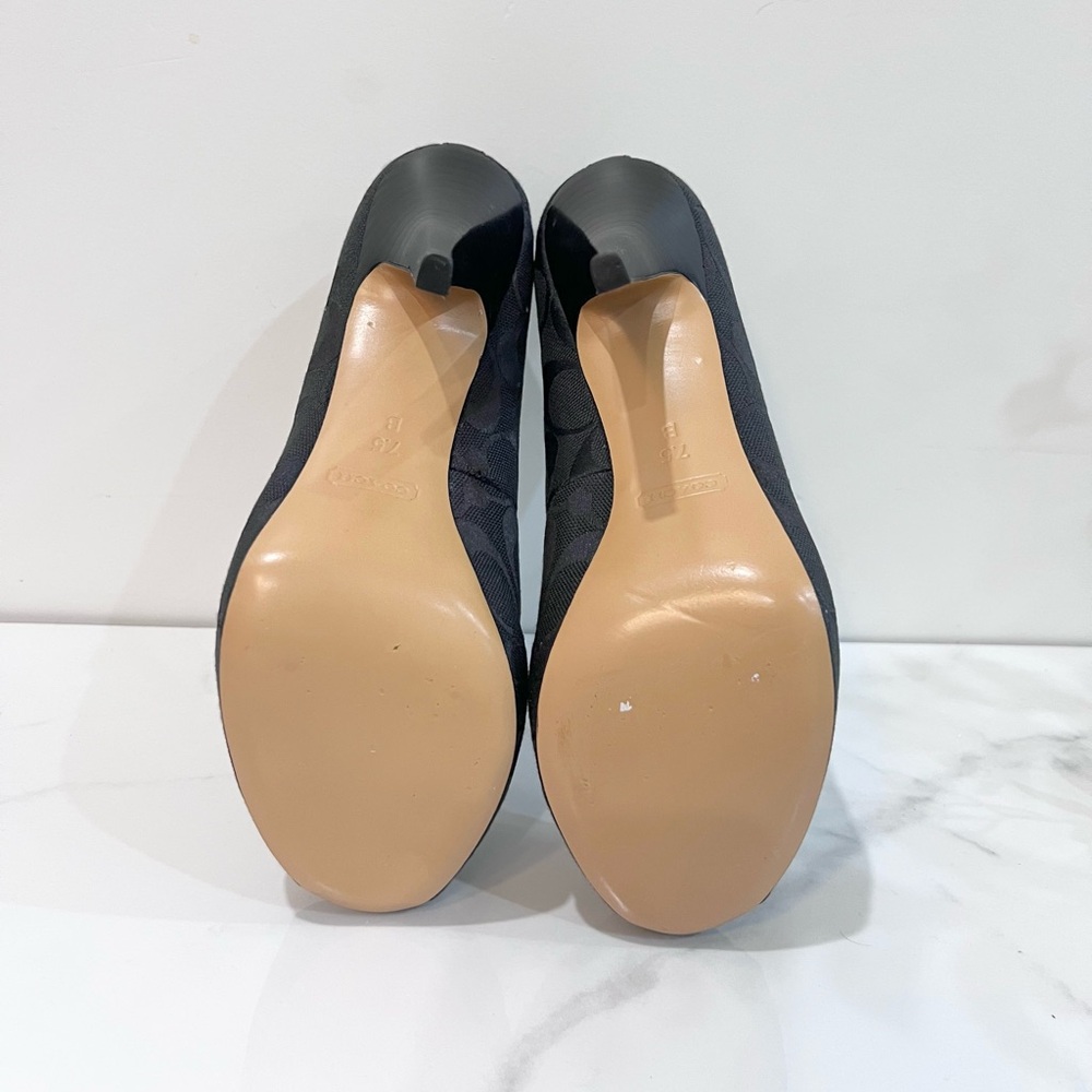 Coach Aldis Peep Toe High-heel Stilletosl - Picture 8 of 11